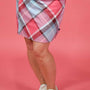 Nelly Skort - Rose Plaid