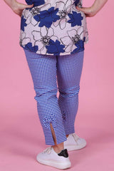 Orbit Jazz Pant - Blue Check