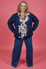 Phoebe Puffer Jacket - Navy