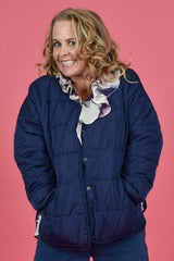 Phoebe Puffer Jacket - Navy