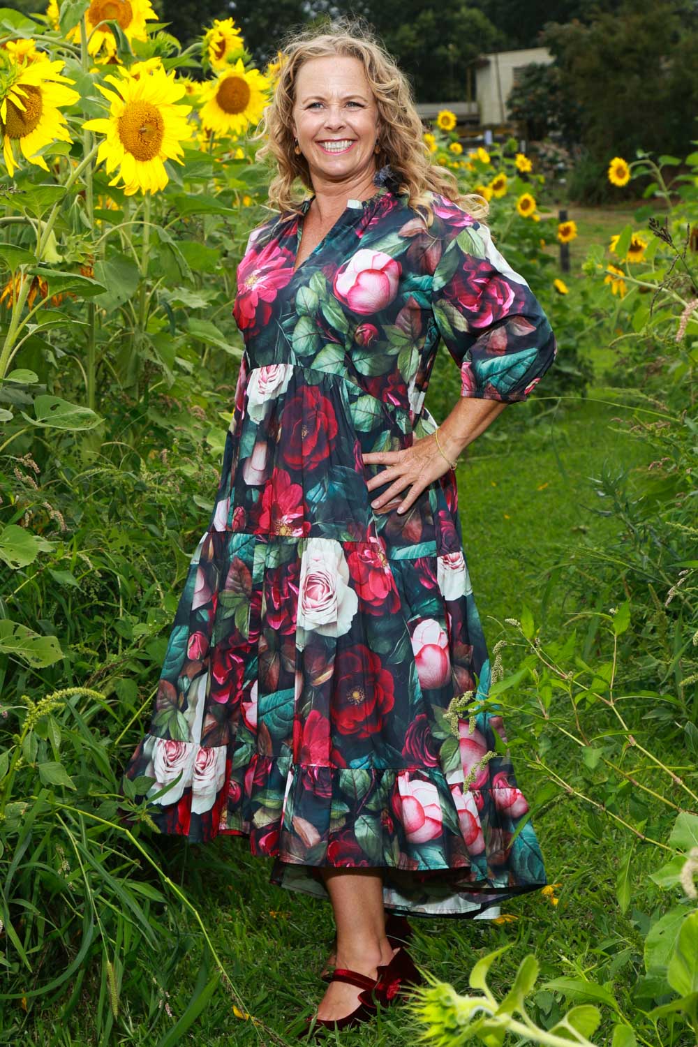 Annah Stretton Secretly Mine tiered dress