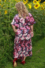 Talor Vivian Dress - Berry Blossom