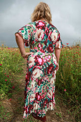 Talor Vivian Dress - Crimson Grace