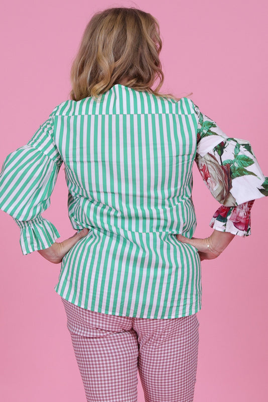 Trini Blouse - Wild Garden at Dusk | PRE ORDER - LATE OCTOBER
