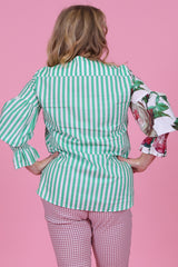 Trini Blouse - Wild Garden at Dusk | PRE ORDER - MID SEPTEMBER