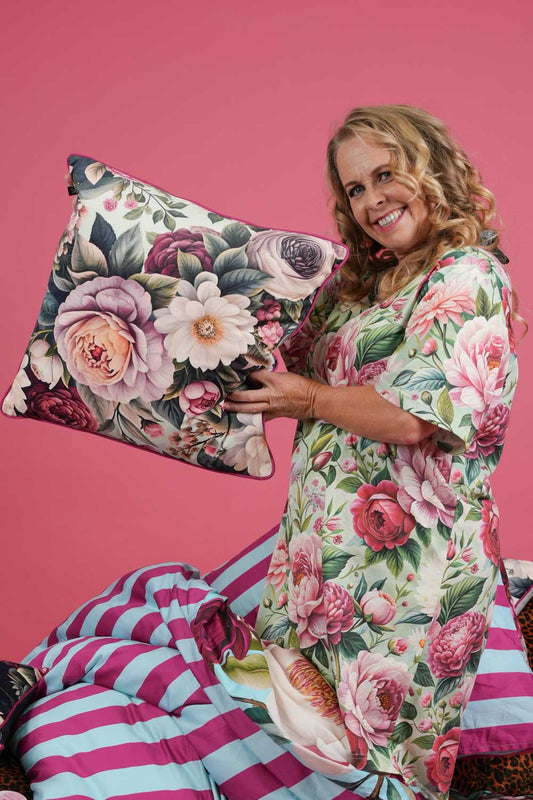 AS Floral Velvet Cushion - Petal Play