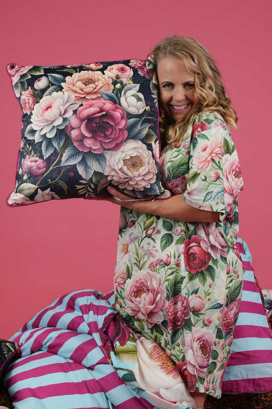 AS Floral Velvet Cushion - Garden Huntress