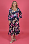 Magic Dianna Velvet Dress - Jungle Mulberry
