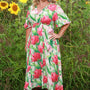 Veronica Town Dress - Garden Delight