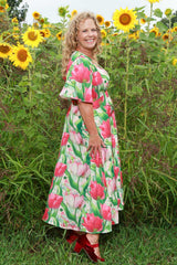 Veronica Town Dress - Garden Delight
