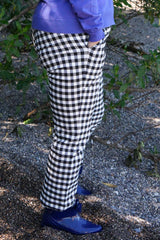 Vita Kaye Pants - Black Check