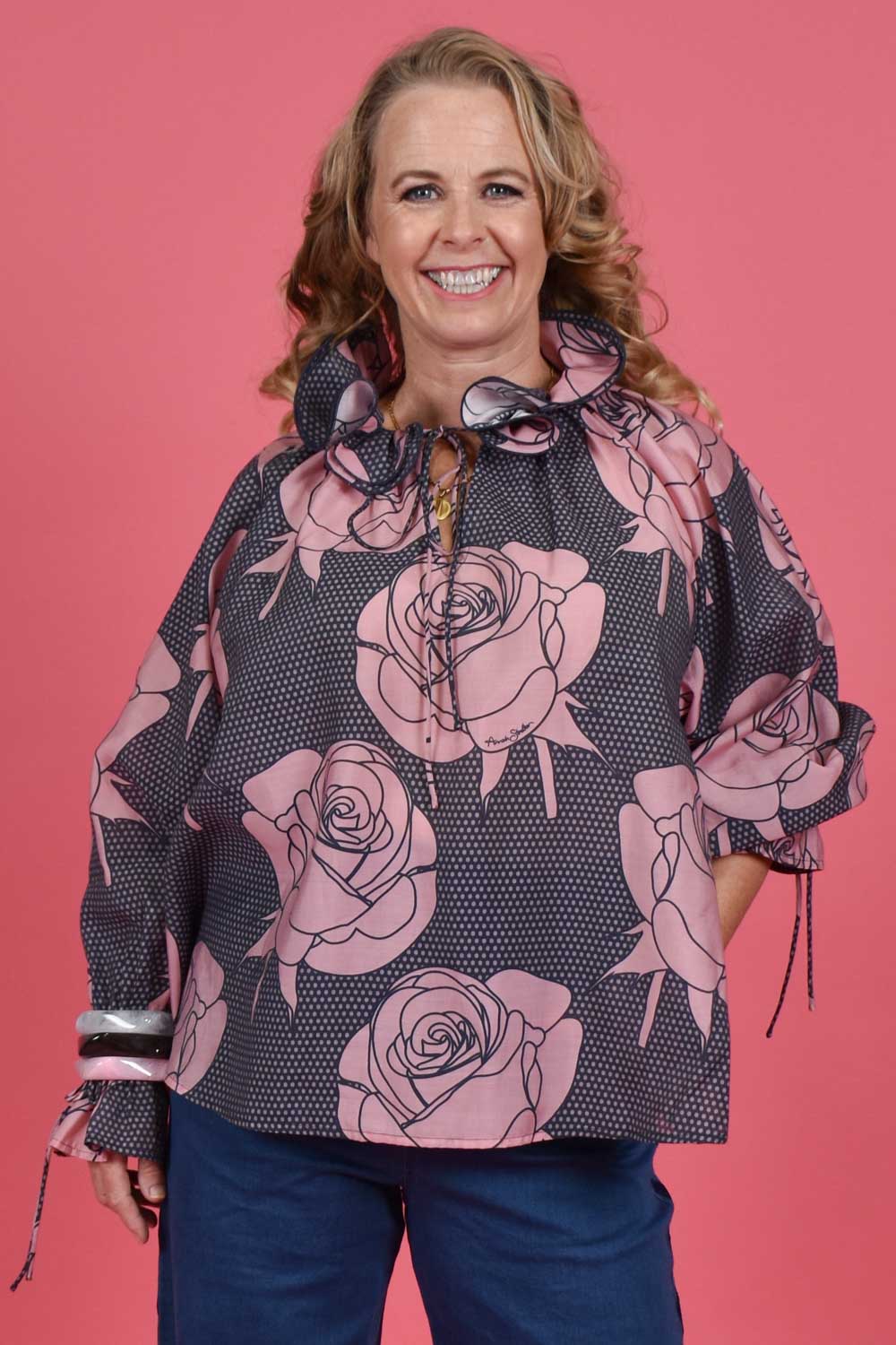 Windsor Blouse - Mavis Rose | SALE