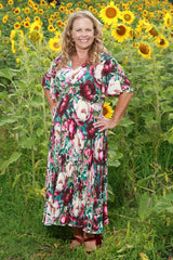 Talor Vivian Dress - Crimson Grace