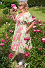 Corsica Violet Dress - Garden Delight