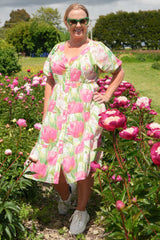 Corsica Violet Dress - Garden Delight