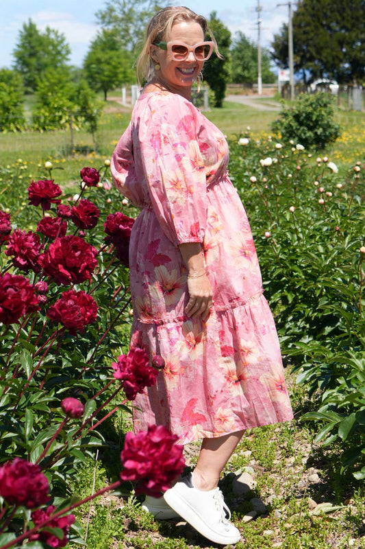 Jasmine Bambi Dress - Fractured Florals