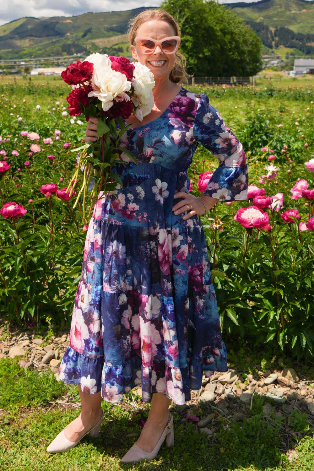 enchanted garden midi dress Enchanted Garden A-line Dress Olvi's Lace