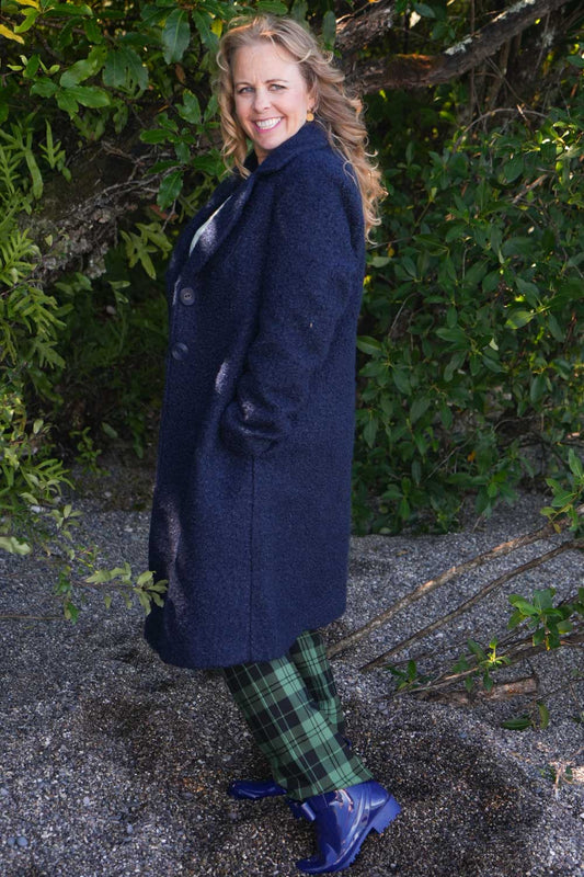 Heloise Coat - Navy