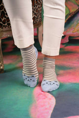 Cat Grip Socks - Multi Pack Of 3