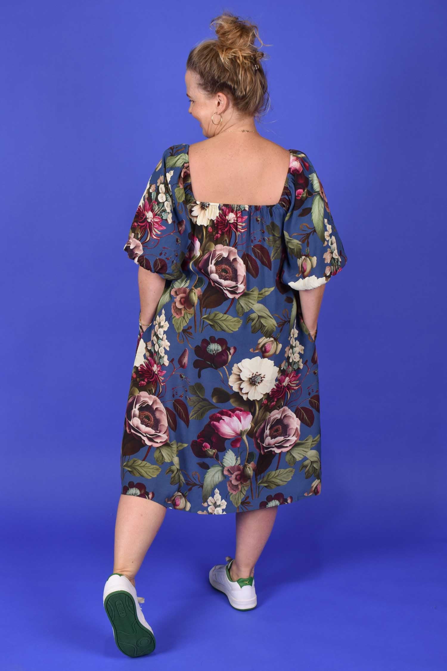 Back view of Cecily Bambi floral dress - Annah Stretton
