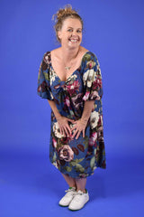 Back view of Cecily Bambi floral dress - Annah Stretton
