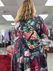 Crossbody Sling Bag – Floral Rhythm | SOLD OUT