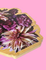 2 Pack - Dahlia Floral Platter Boards