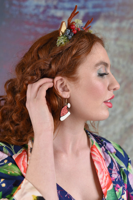 Santa Hat Earrings