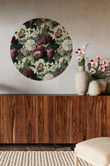 Circle Mural - Cream J'adore Roses