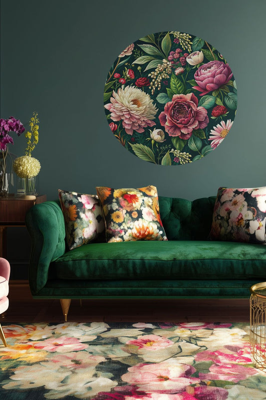 Circle Mural -  Forest Flourish