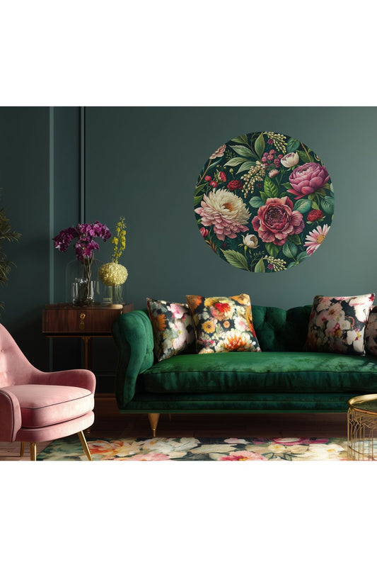 Circle Mural -  Forest Flourish