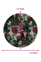 Circle Mural - Olive J'adore Roses