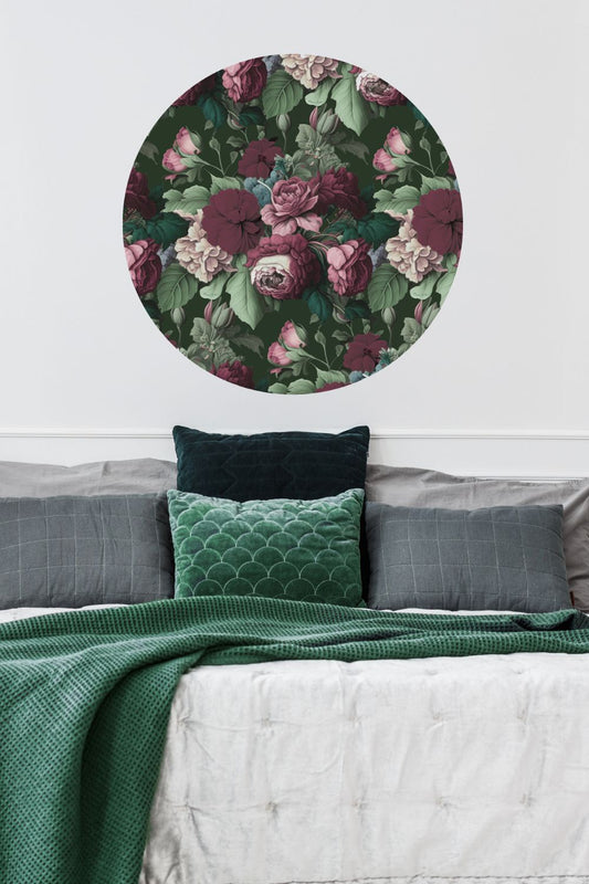 Circle Mural - Olive J'adore Roses