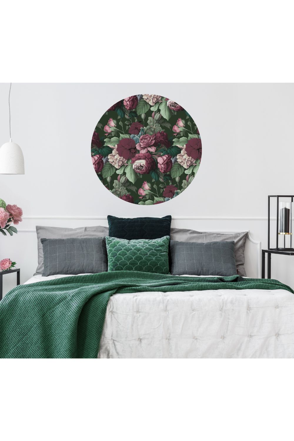 Circle Mural - Olive J'adore Roses