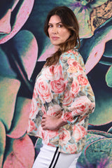 Clarabelle Blouse - Emile Rose Seafoam