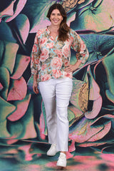 Clarabelle Blouse - Emile Rose Seafoam