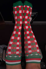 compression socks being used on a plane