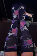 AS Compression Sock - Navy Botanica