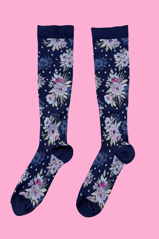 AS Lightweight Compression Socks - Starlight Peony | PRE ORDER LATE NOV