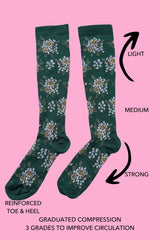 AS Compression Socks - Petite Fleur  | PRE ORDER LATE NOV