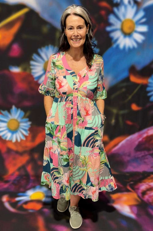 Corsica Molly Dress - Petal Patch