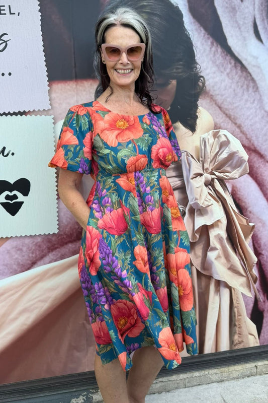 Fancy Me Dress - Vibrant Meadow