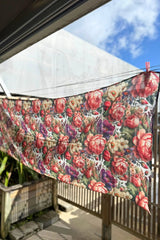 Annah Stretton Cotton Wrap Petal Poem – women’s floral accessory detail