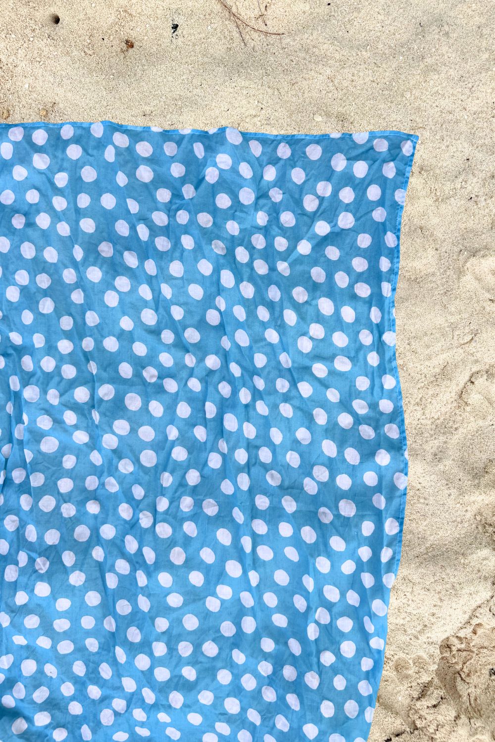 Cotton Wrap - Teal Spot