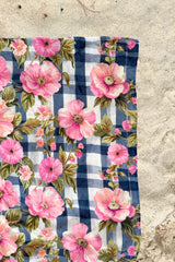 Cotton Wrap - Gingham Bloom