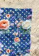 Cotton Wrap - Navy Spotty Floral