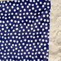Cotton Wrap - Navy Spot