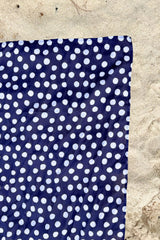Cotton Wrap - Navy Spot