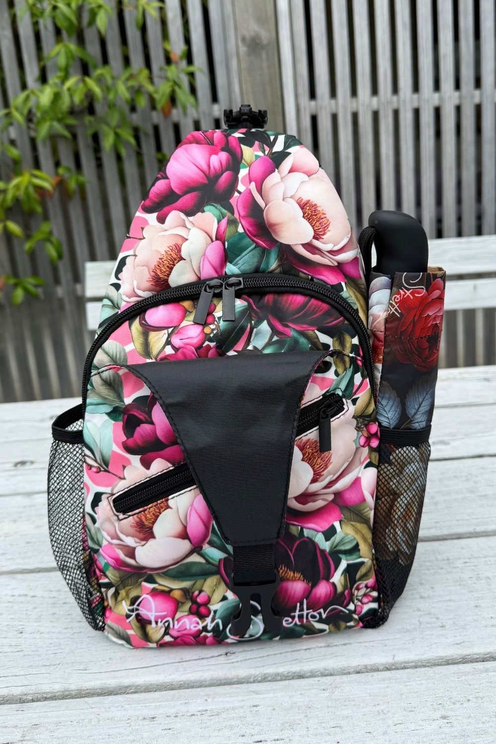 Womens hands free crossbody bag