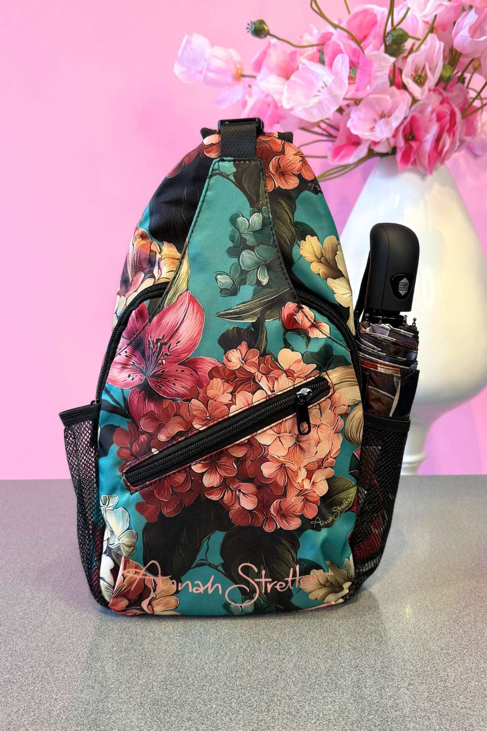 Crossbody Sling Bag – Floral Rhythm | SOLD OUT